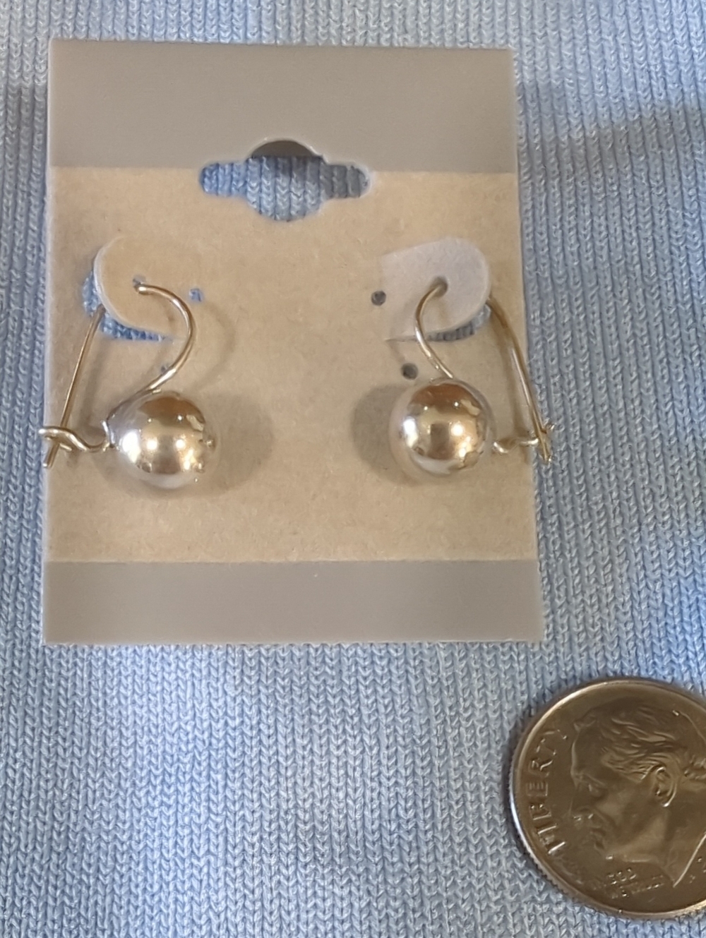 Sterling Silver Ball Earrings